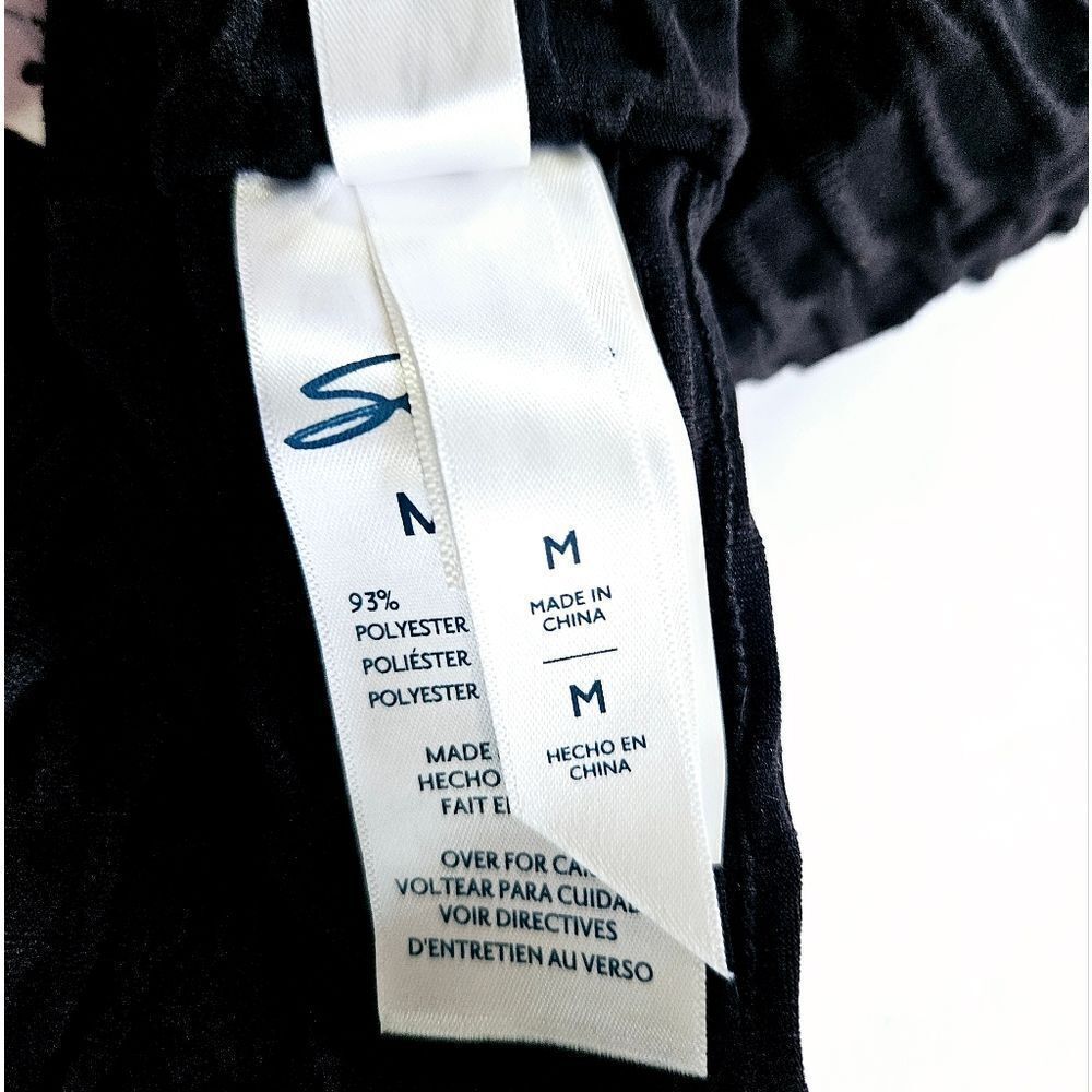 NWT Seven7 Scrunch Butt Anti Cellulite Honeycomb Texture Biker Shorts In Black M - Picture 7 of 10